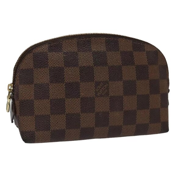 LOUIS VUITTON Damier Ebene Pochette Cosmetic PM Pouch N47516 LV Auth am7399 - Picture 3 of 16